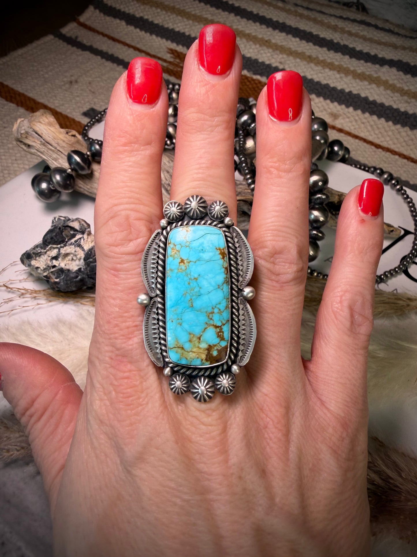 Michael Calladitto Mine 8 Ring sz 10 1/4