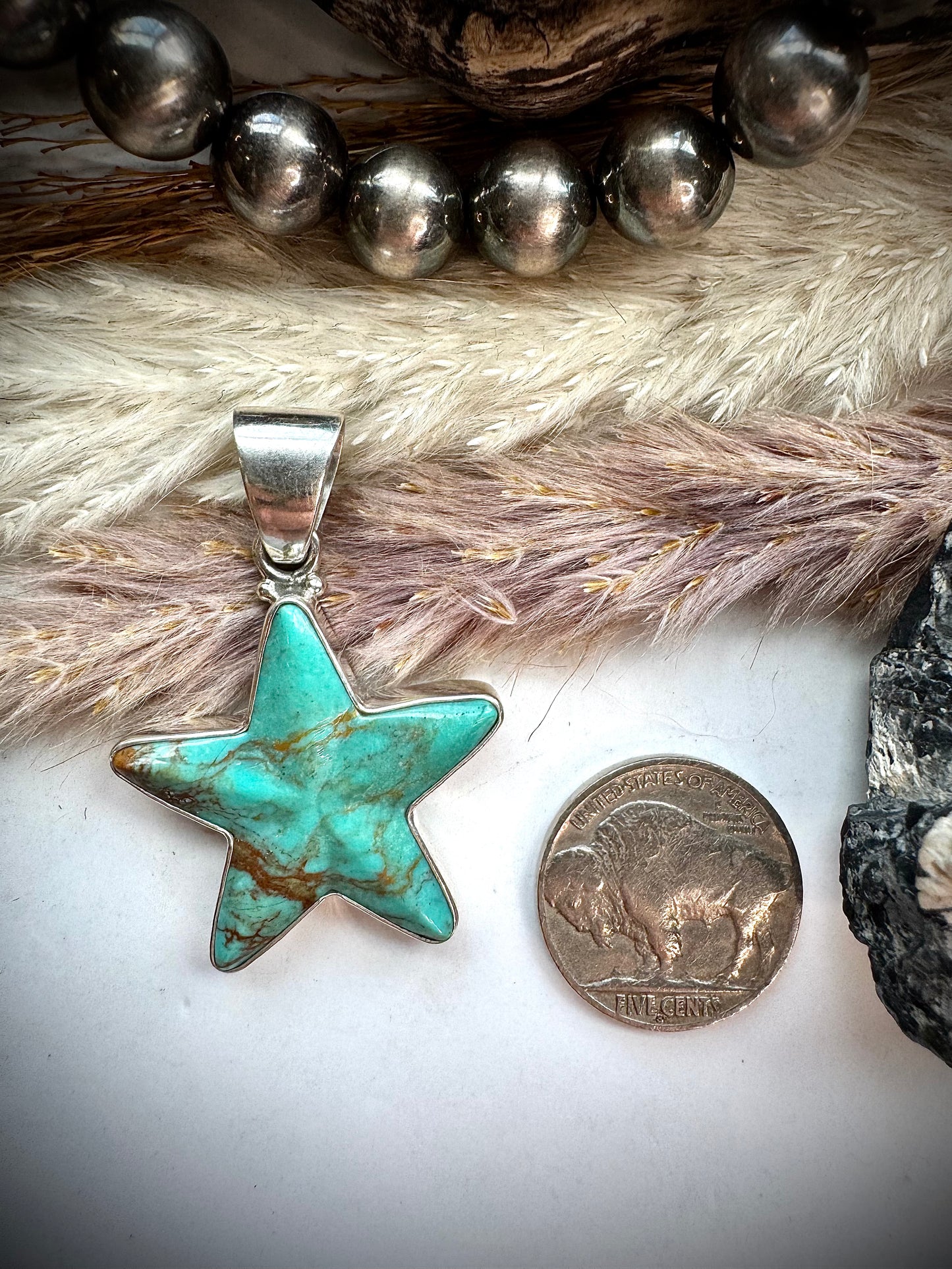 Turquoise Star Pendant