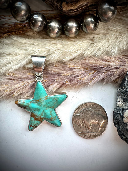 Turquoise Star Pendant