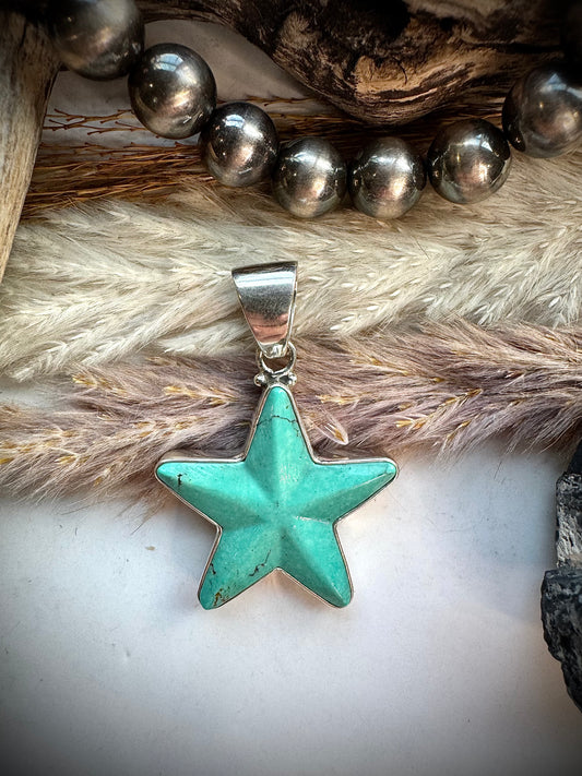 Turquoise Star Pendant