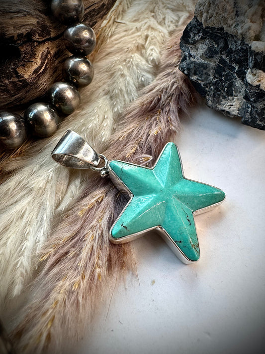 Turquoise Star Pendant