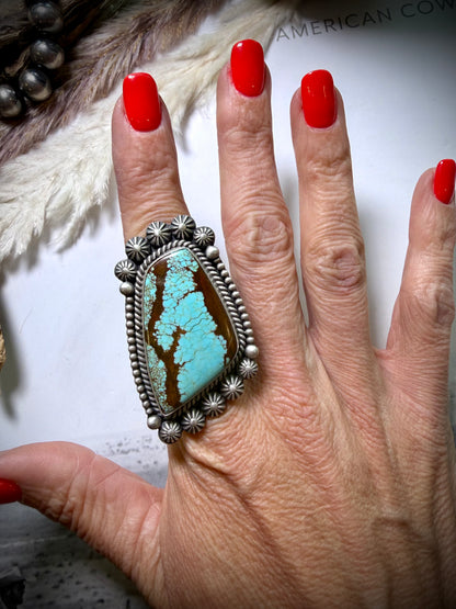 Mego's FAVE Michael Calladitto Mine #8 Ring- Size 8