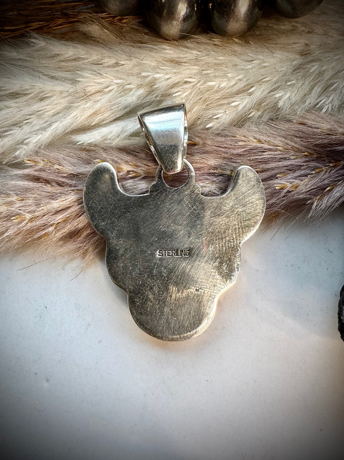 Prince Turquoise Bull Pendant