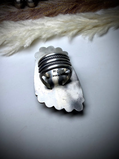 Mego's FAVE Michael Calladitto Mine #8 Ring- Size 8