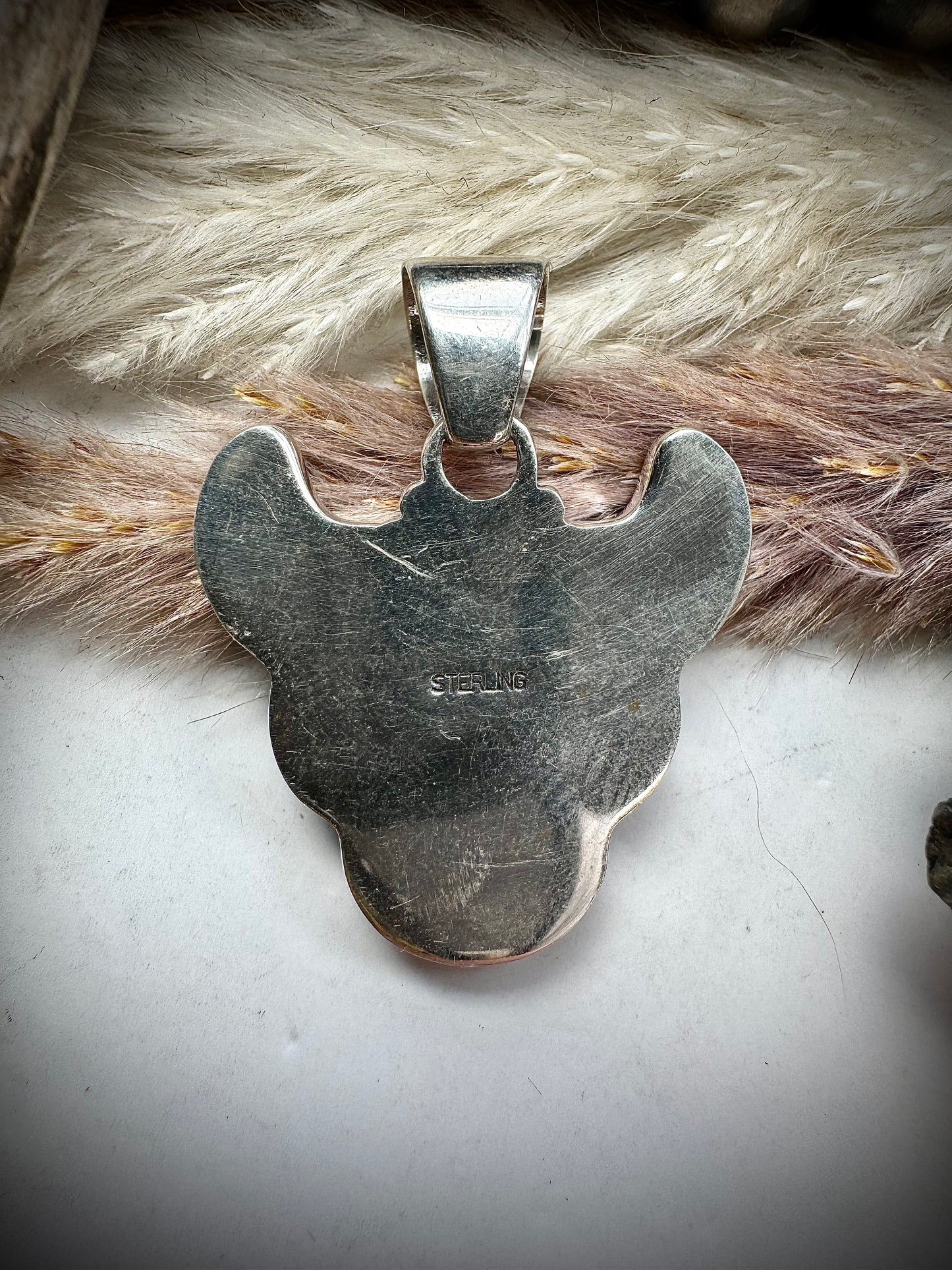 Turquoise Bull Pendant