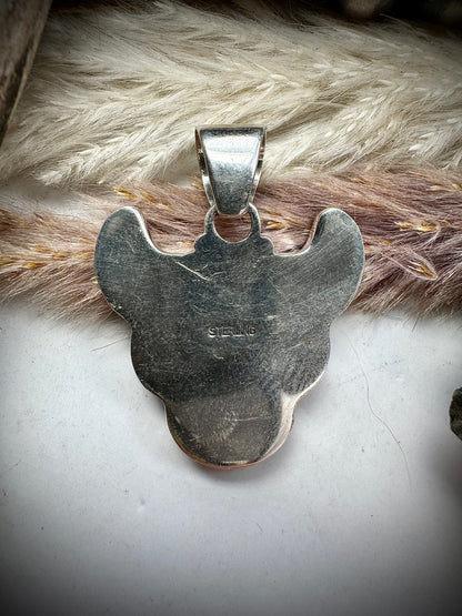 Turquoise Bull Pendant