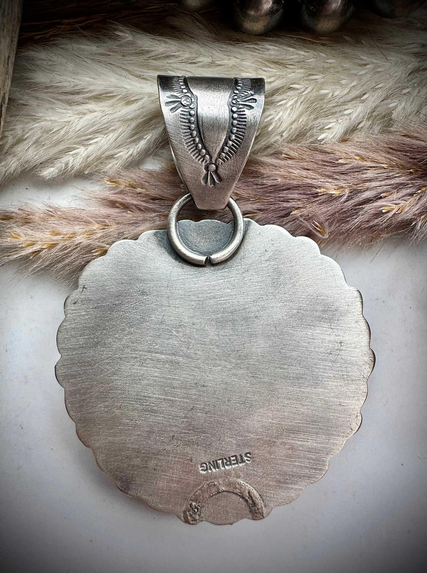 Lapis Heart Cluster Pendant