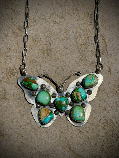 Sonoran Gold Butterfly Necklace