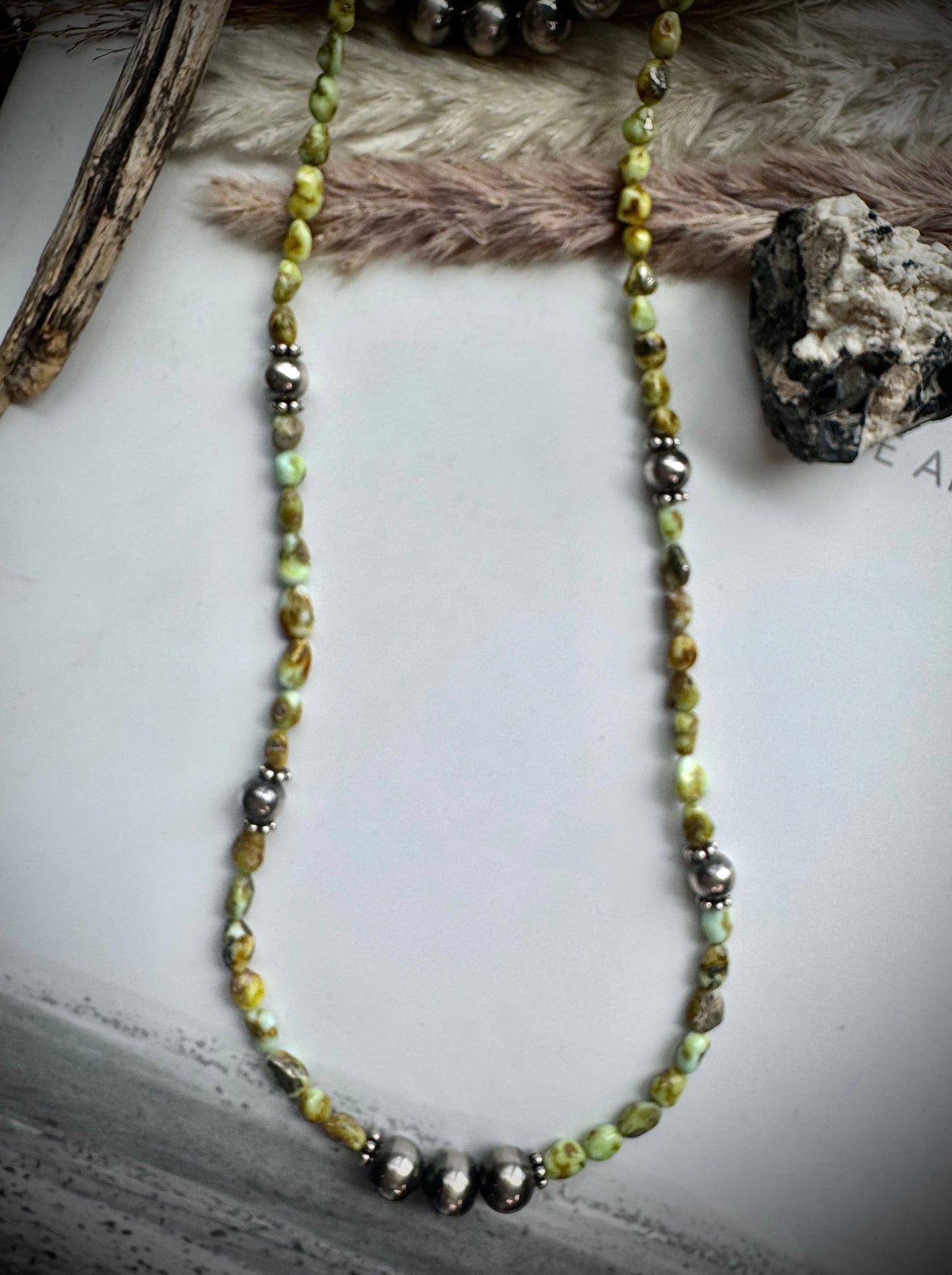 22" Palomino & Pearl Necklace