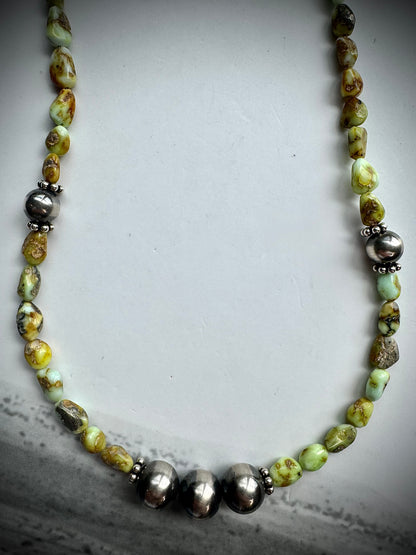 22" Palomino & Pearl Necklace