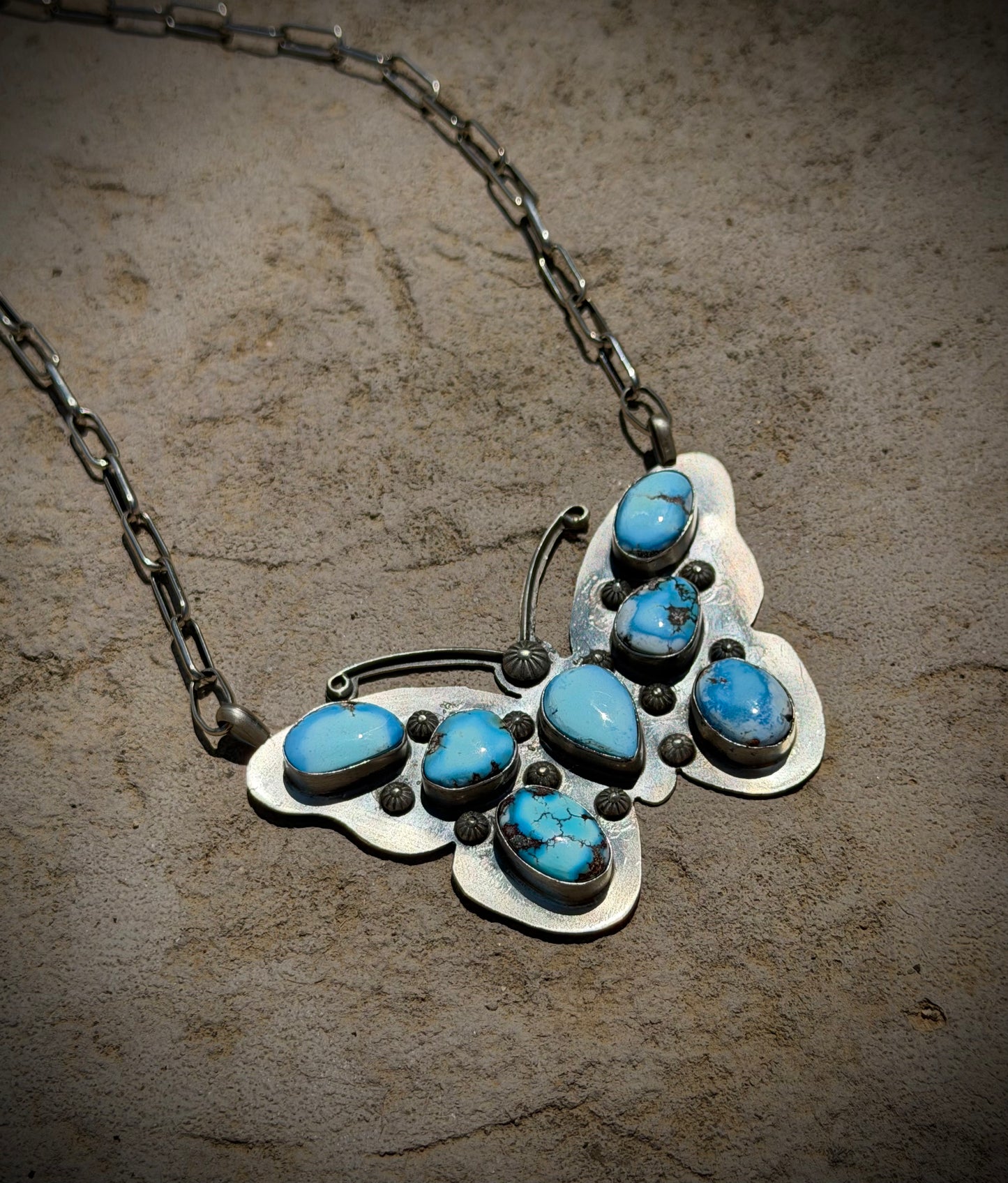 Golden Hills Butterfly Necklace