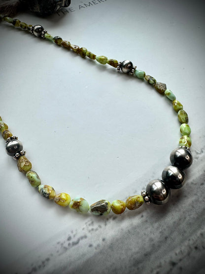 22" Palomino & Pearl Necklace