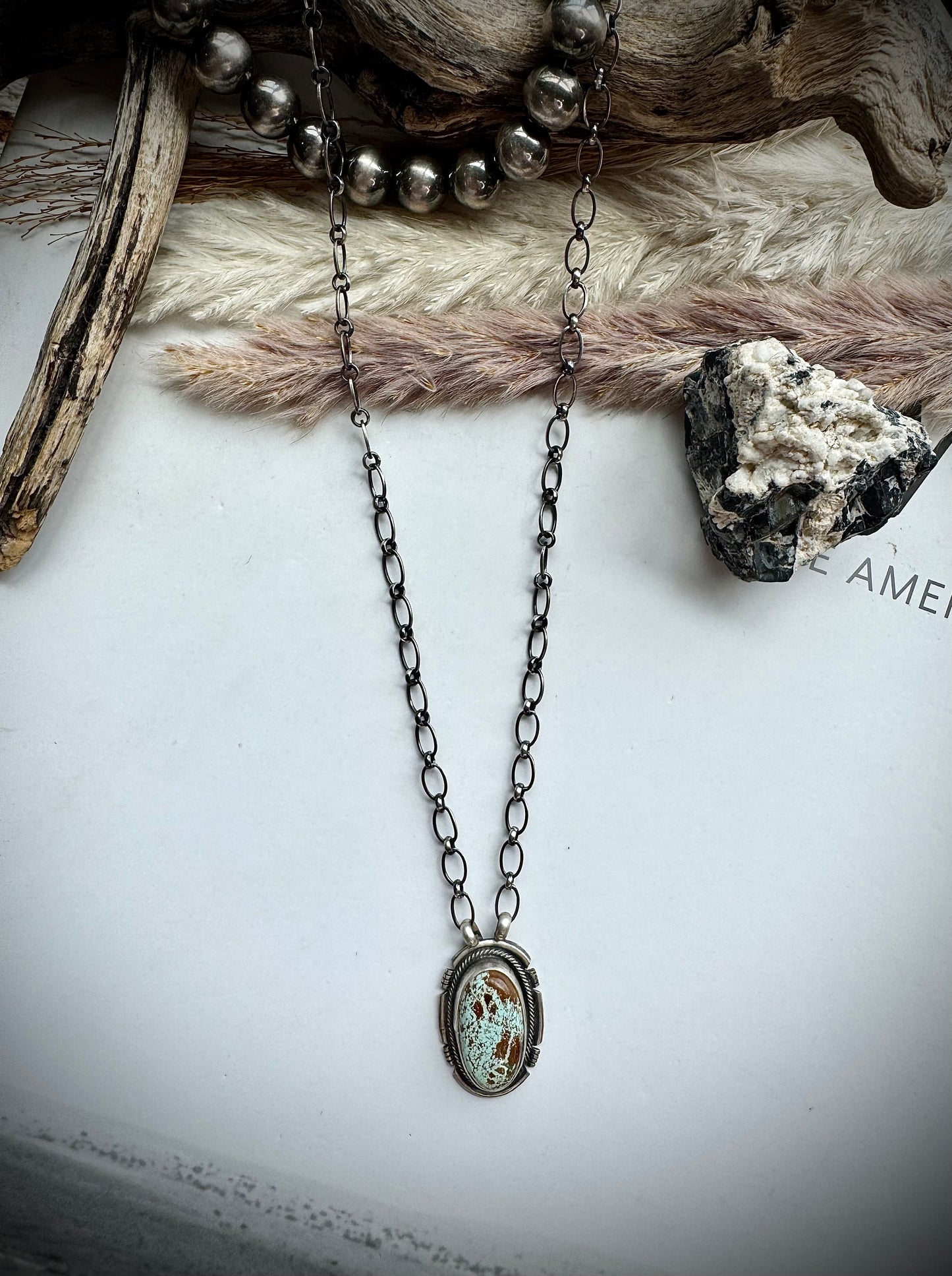 Iron Mountain Turquoise Necklace