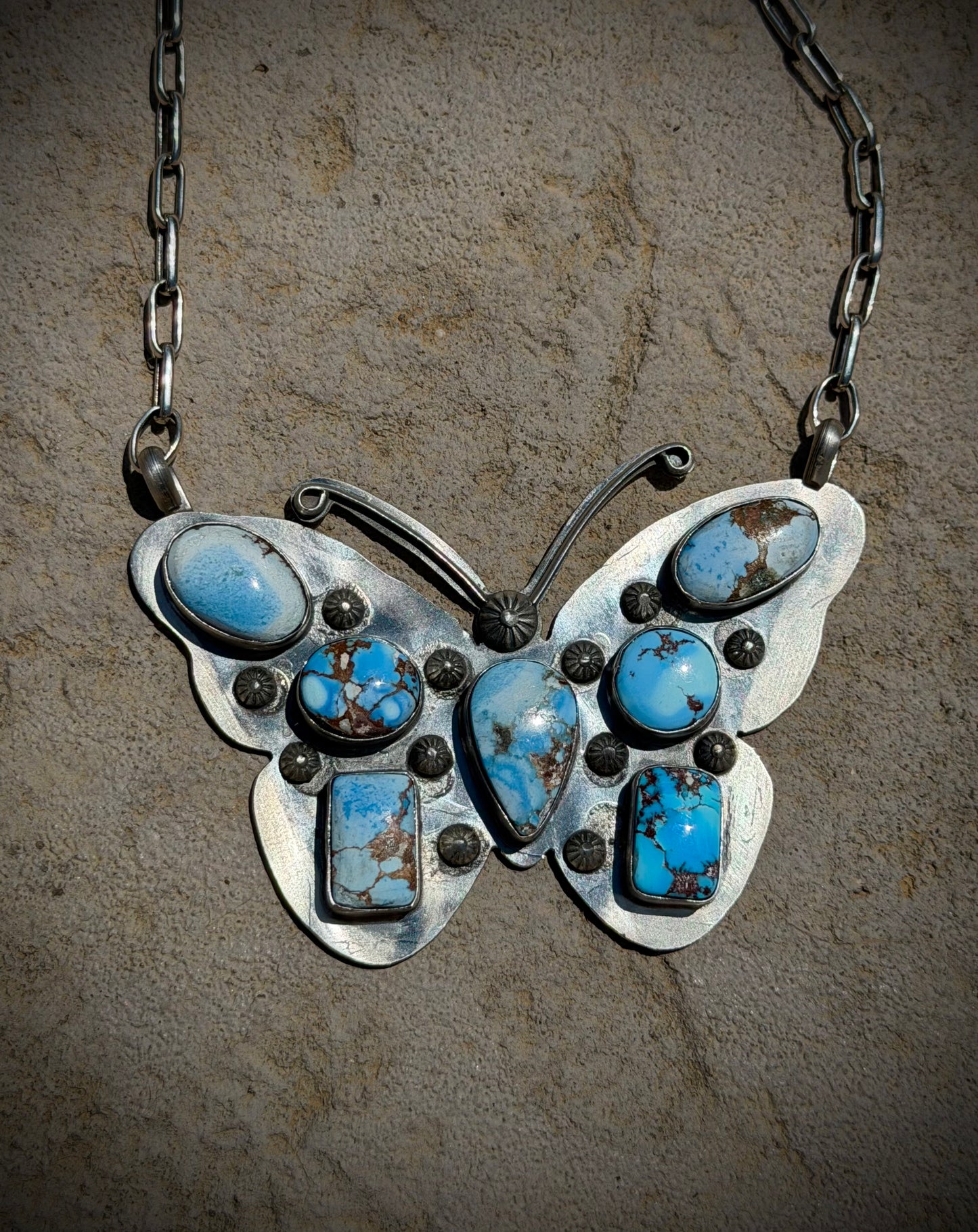 Golden Hills Butterfly Necklace