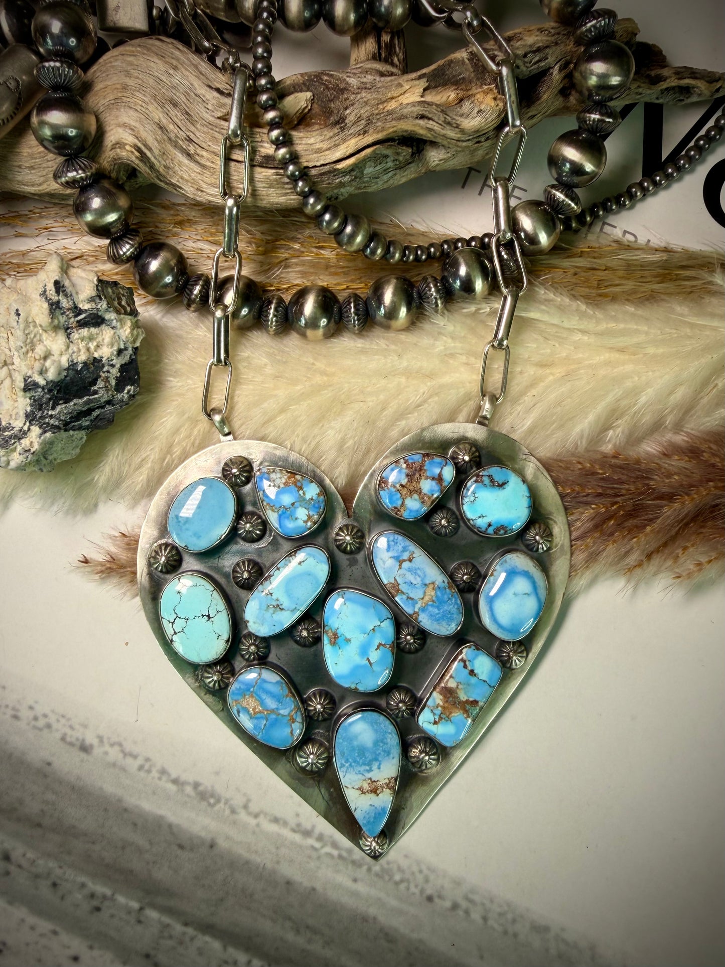 Megan's Golden Hills Heart Necklace