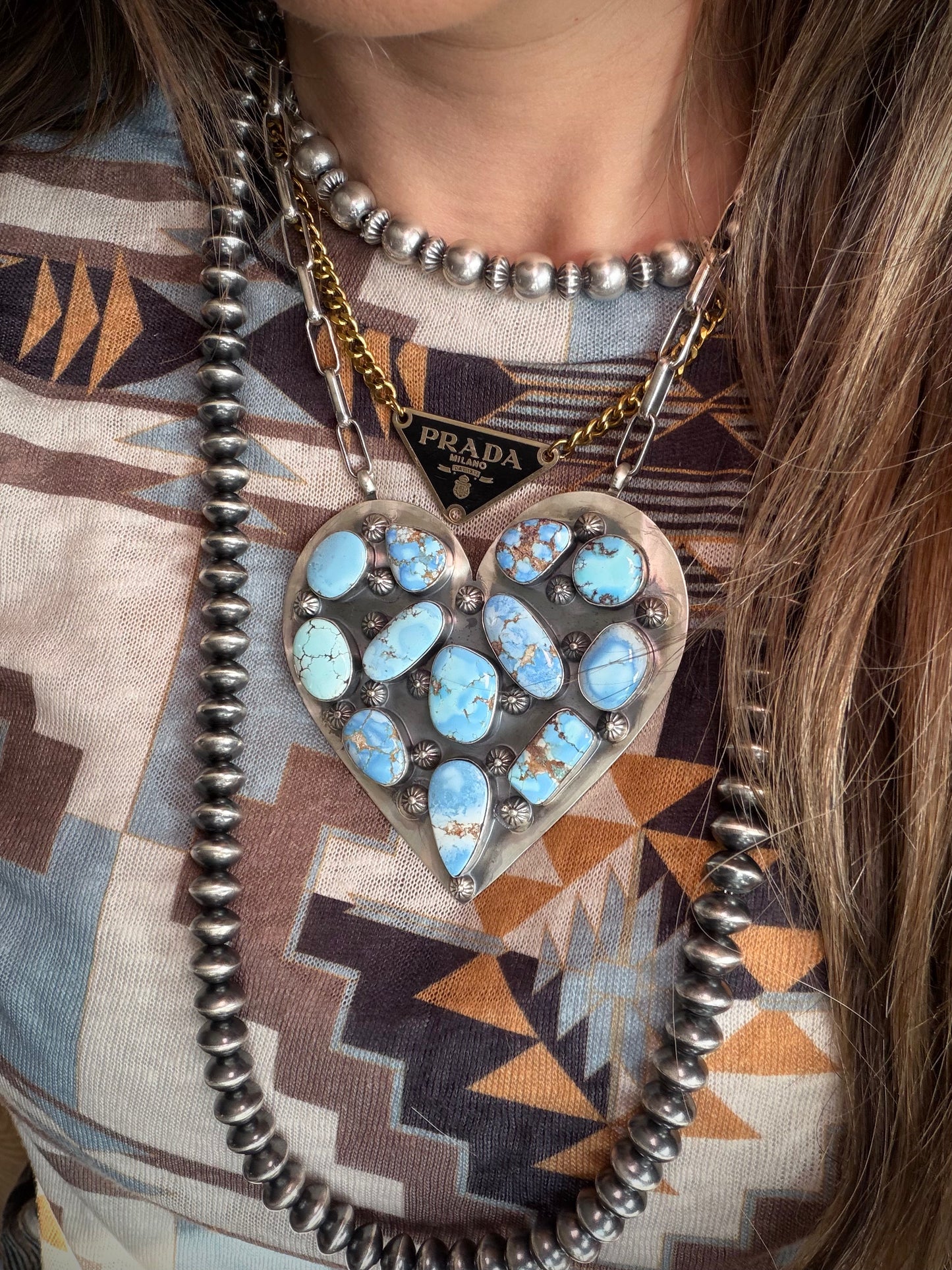 Megan's Golden Hills Heart Necklace