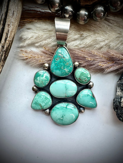 Whitewater Turquoise Pendant