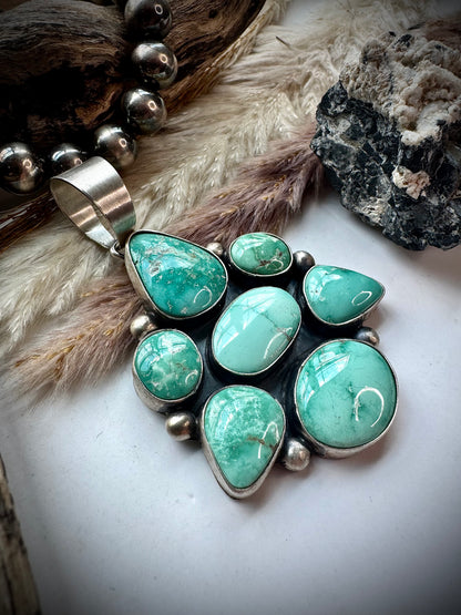 Whitewater Turquoise Pendant