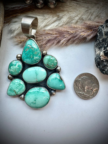 Whitewater Turquoise Pendant