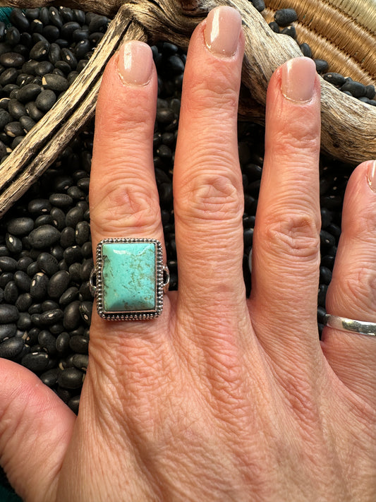 Square Turquoise Ring