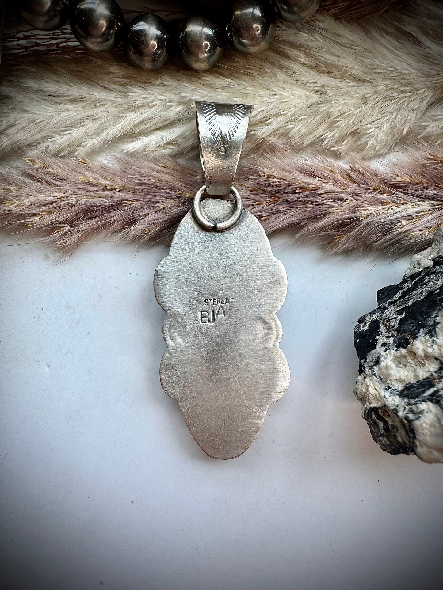 Prince Turquoise & Palomino Pendant