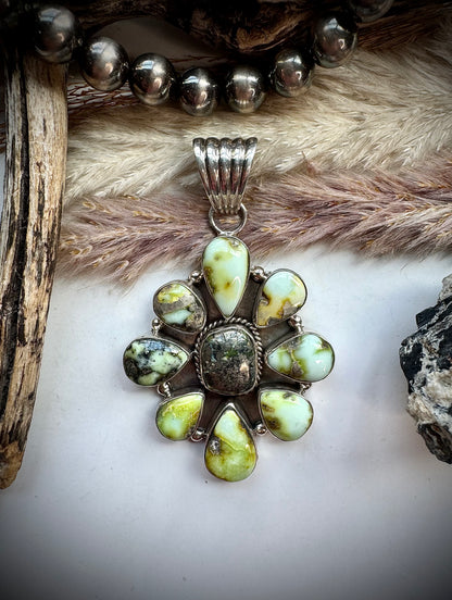 Palomino Cluster Statement Pendant