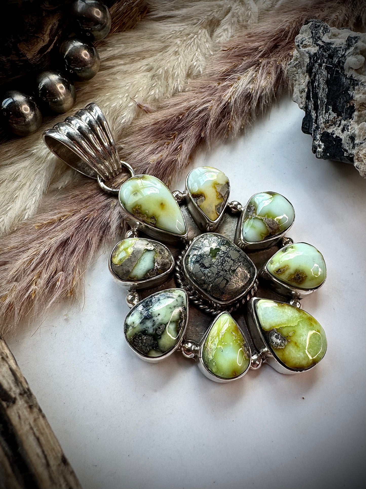 Palomino Cluster Statement Pendant