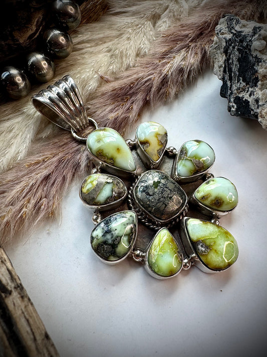 Palomino Cluster Statement Pendant