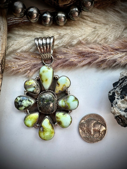 Palomino Cluster Statement Pendant