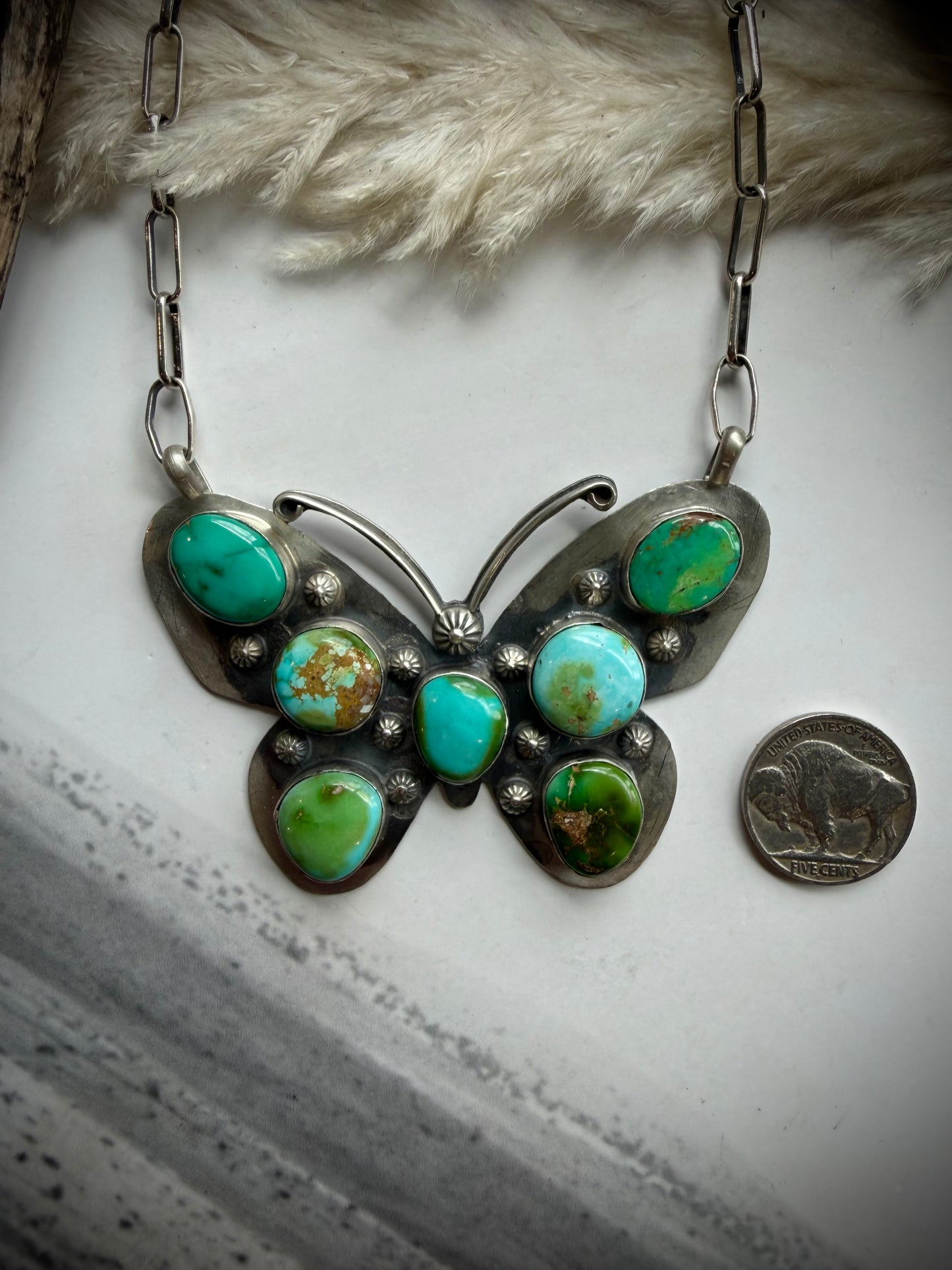 Sonoran Gold Butterfly Necklace