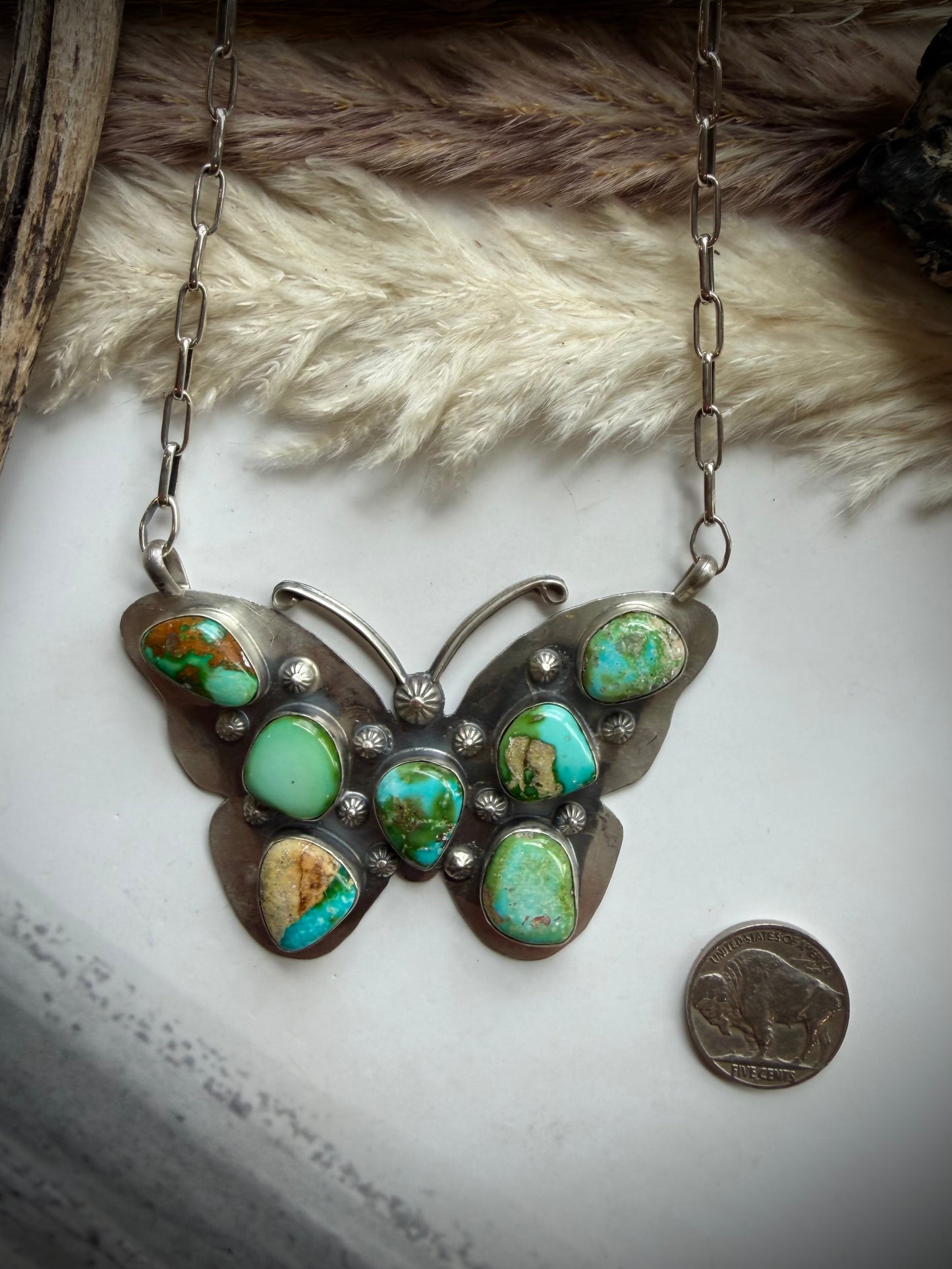 Sonoran Gold Butterfly Necklace