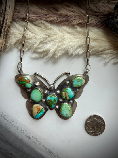 Sonoran Gold Butterfly Necklace