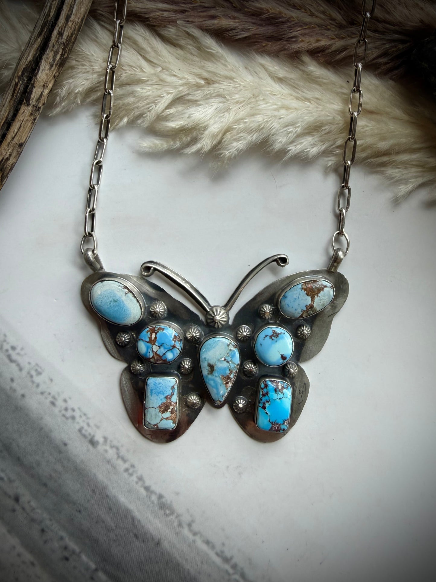 Golden Hills Butterfly Necklace