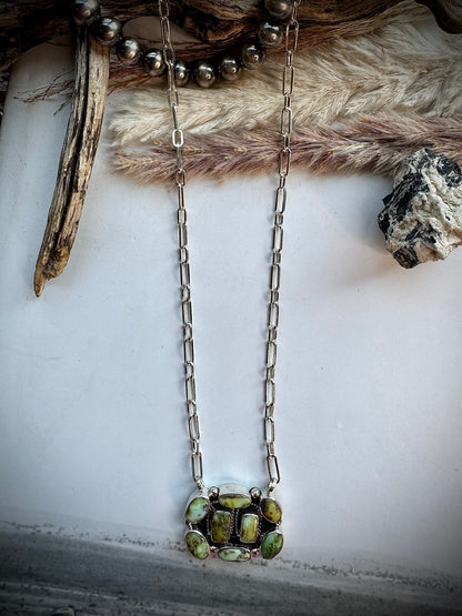 Palomino Cluster Necklace