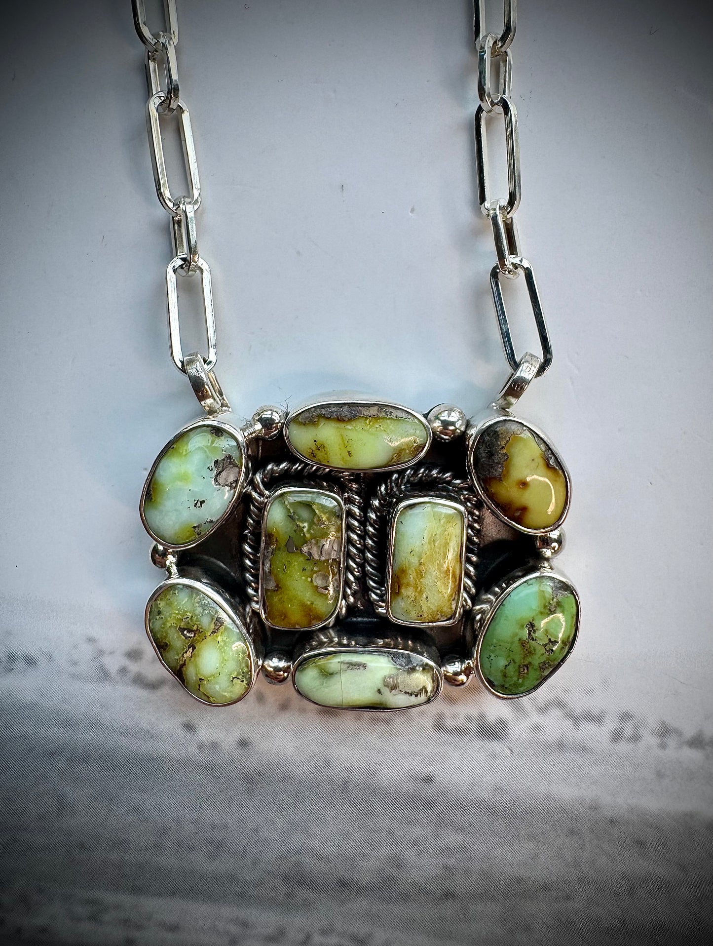 Palomino Cluster Necklace