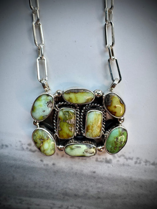 Palomino Cluster Necklace
