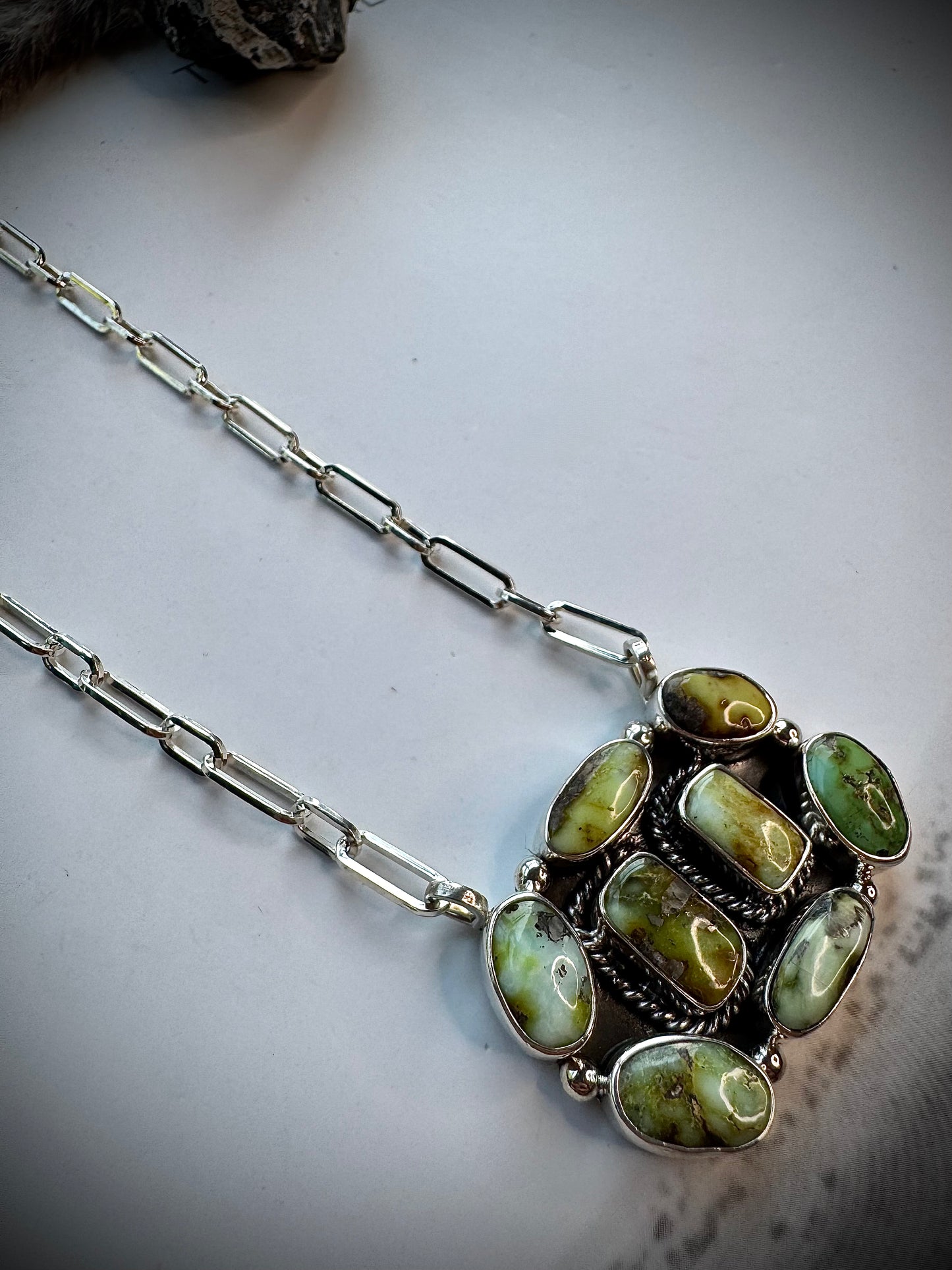 Palomino Cluster Necklace