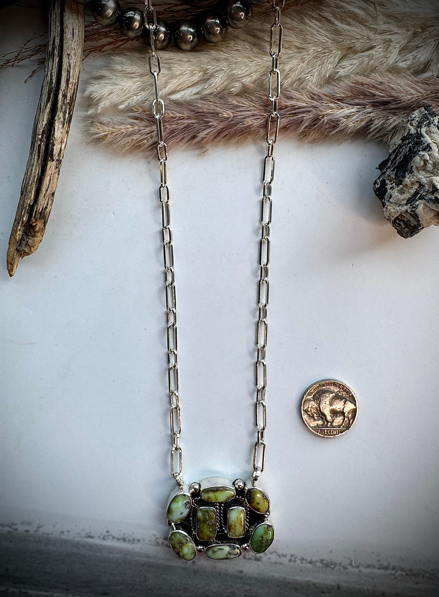 Palomino Cluster Necklace