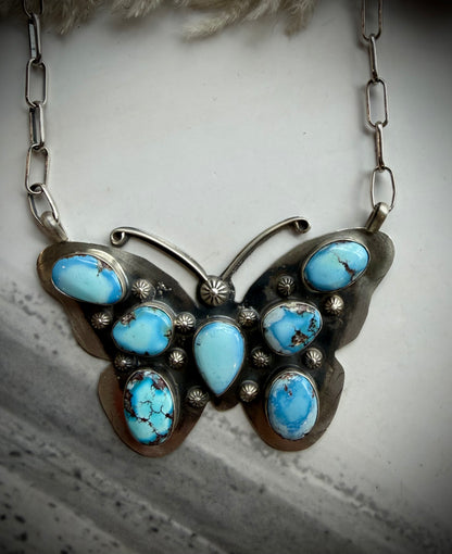 Golden Hills Butterfly Necklace