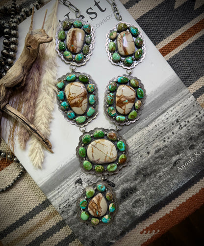 Massive Royston Ribbon & Sonoran Gold Necklace