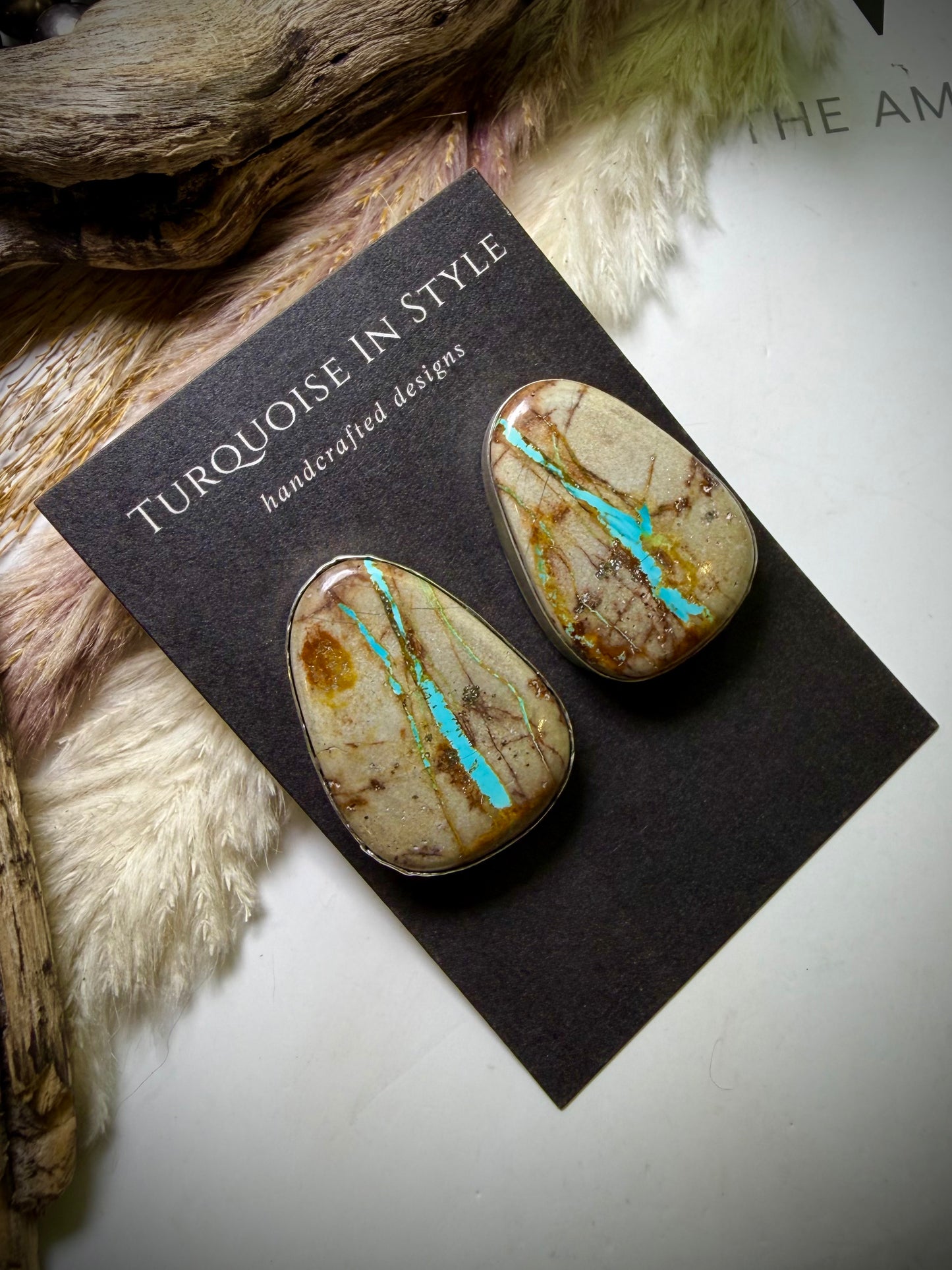 Huge Royston Ribbon Earrings