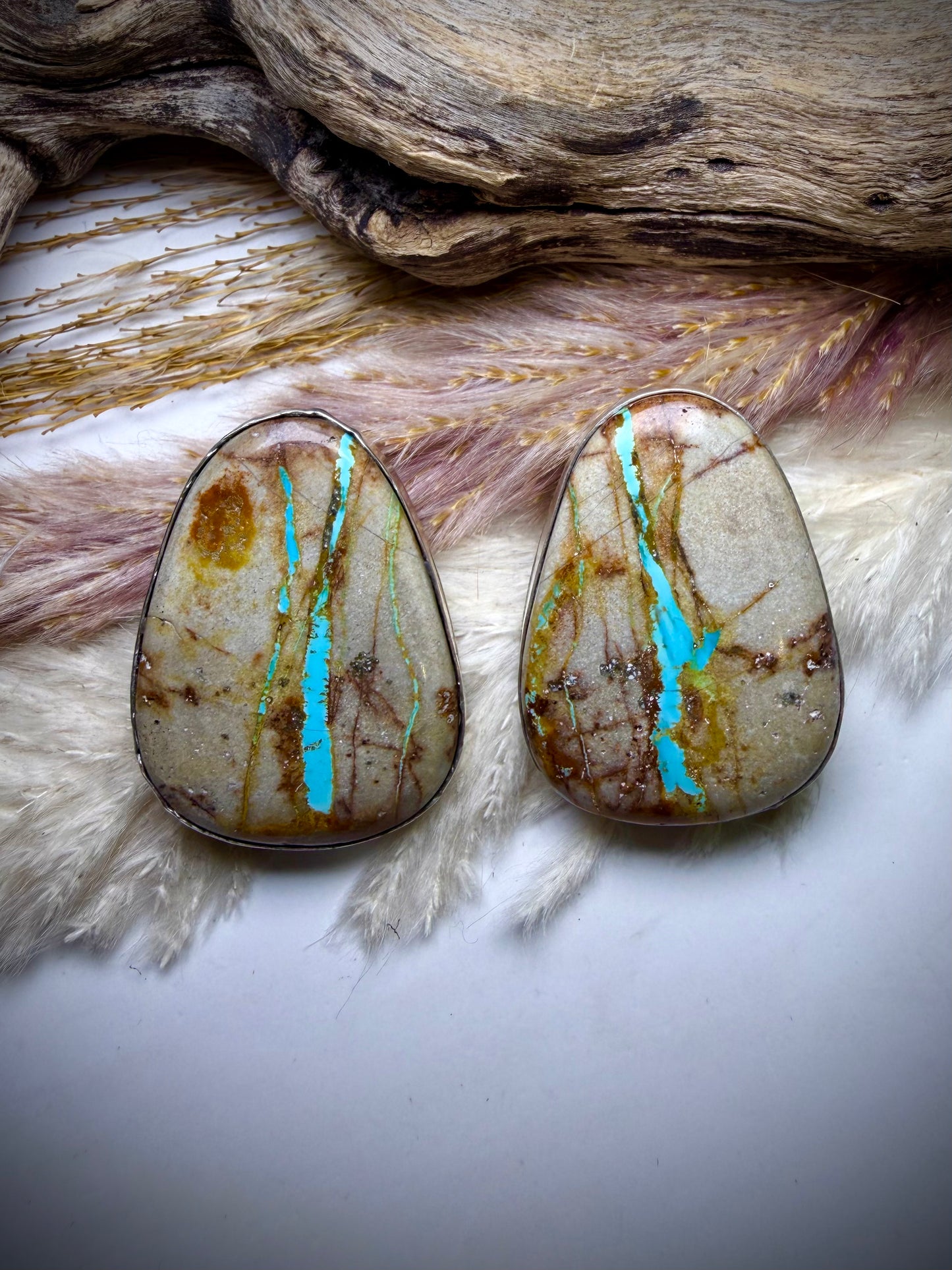 Huge Royston Ribbon Earrings