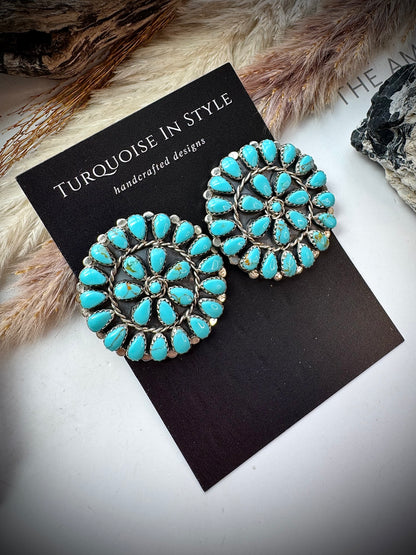 Mathilda Benally Cluster Earrings