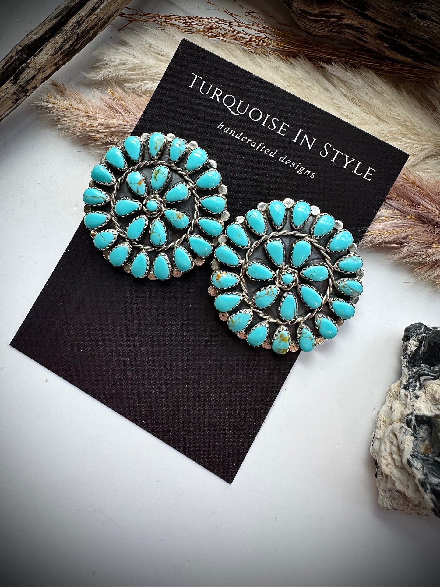 Mathilda Benally Cluster Earrings