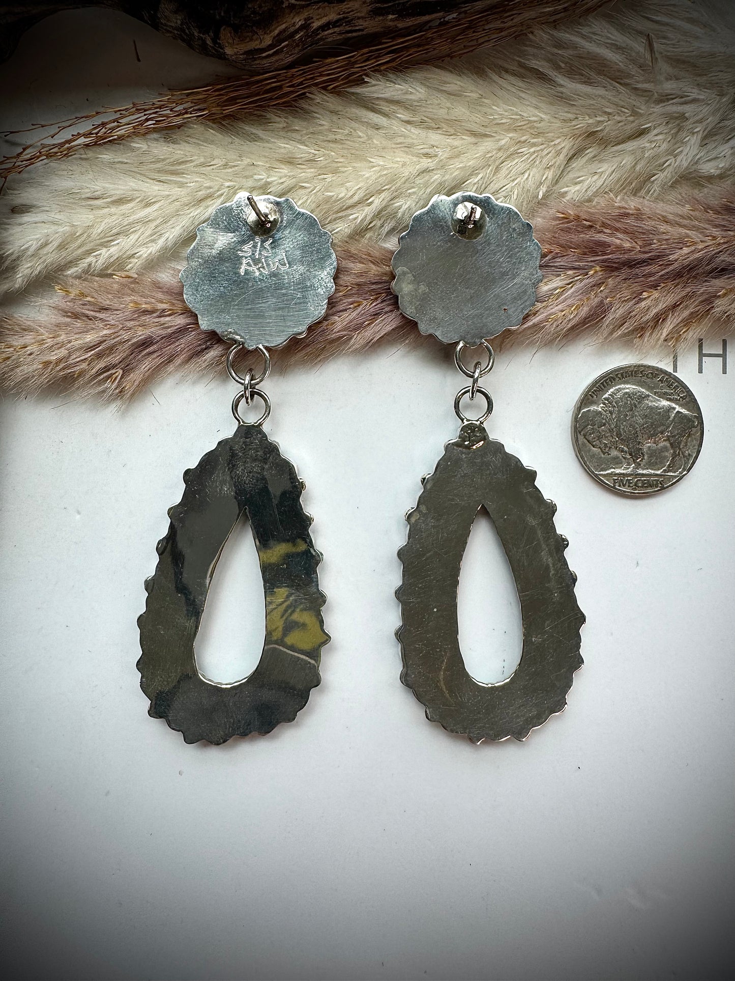Flower Cluster Dangle Earrings
