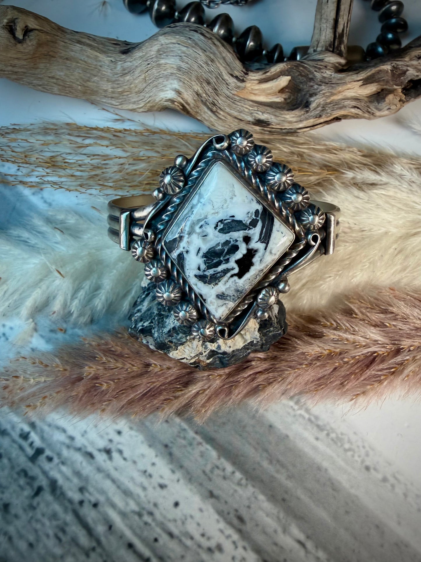 Kathleen Livingston White Buffalo Cuff