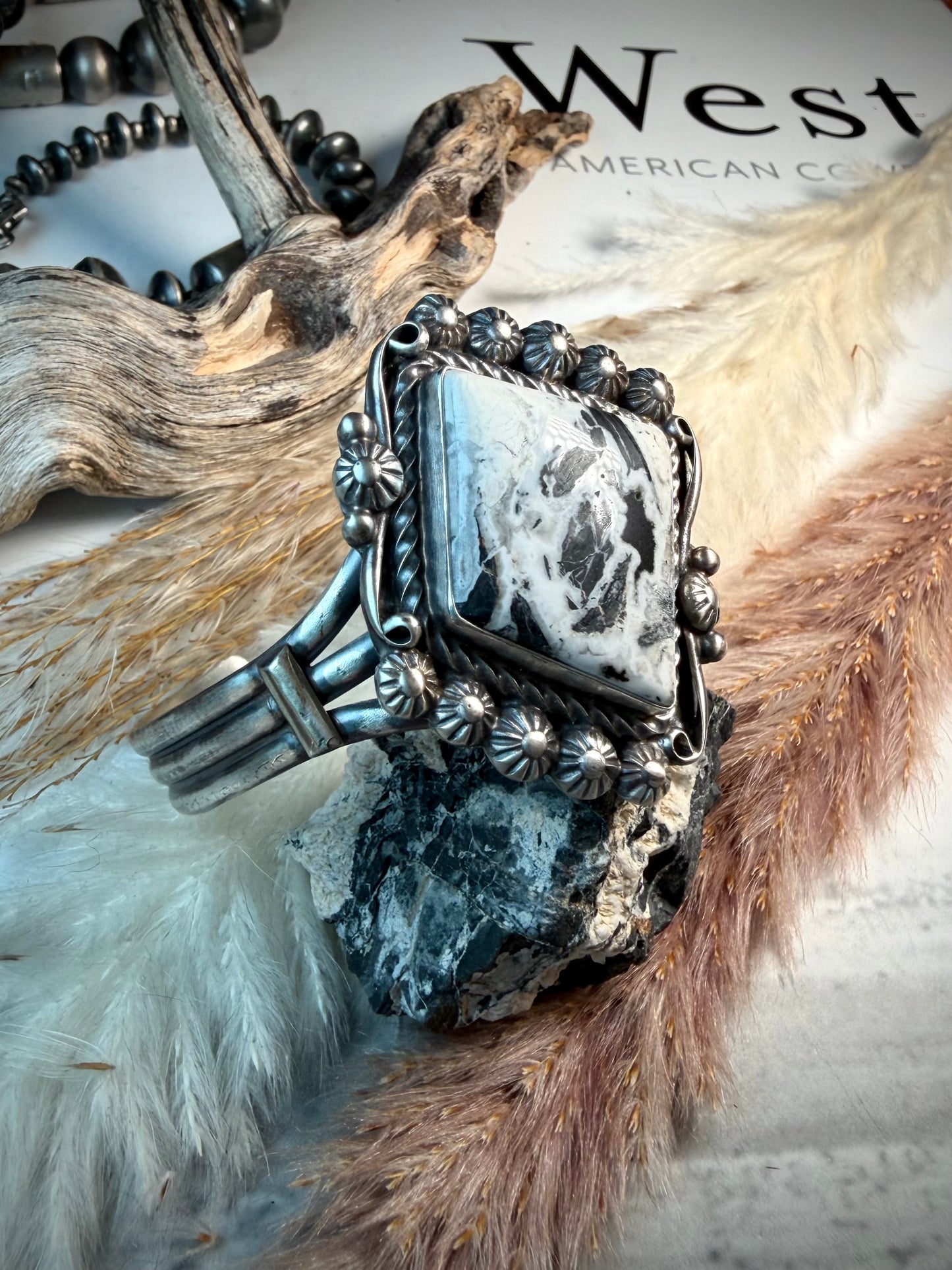 Kathleen Livingston White Buffalo Cuff