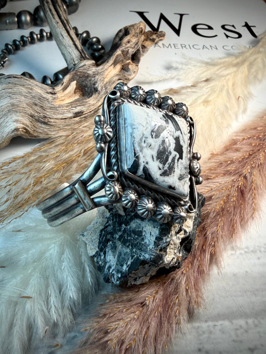 Kathleen Livingston White Buffalo Cuff