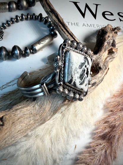 Kathleen Livingston White Buffalo Cuff