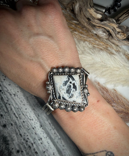 Kathleen Livingston White Buffalo Cuff